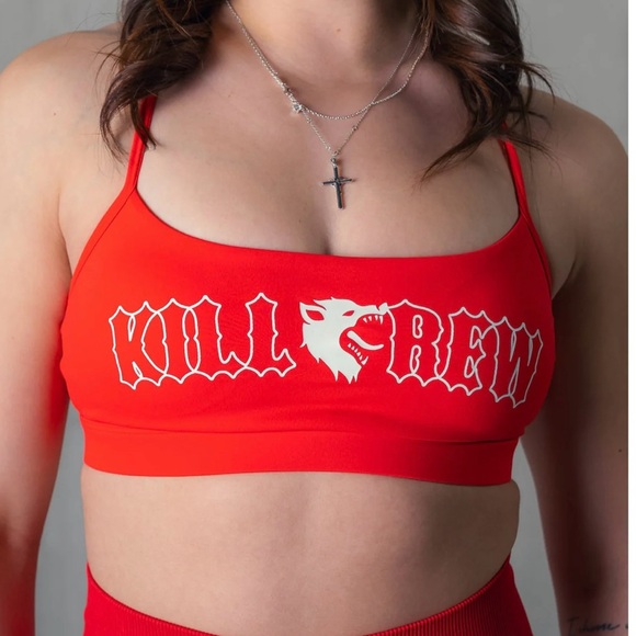 Kill Crew Other - Kill Crew Red Sports Bra! Cross listed on Mercari!